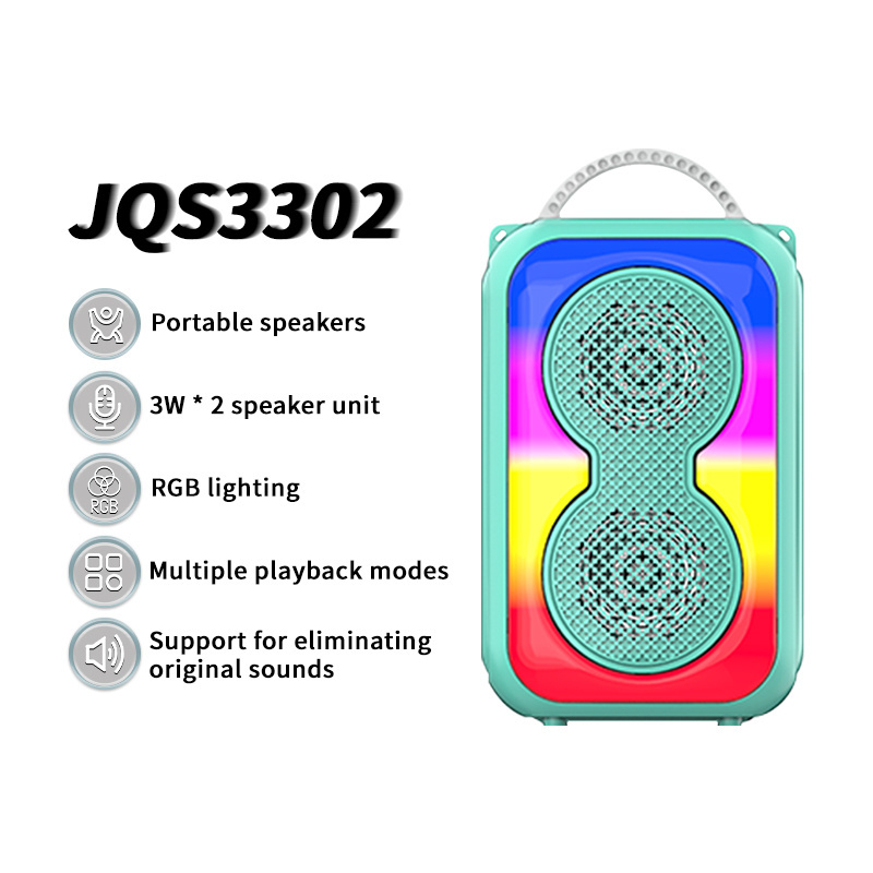 Multicolor Subwoofer BT5.0 mini Speaker 1800mAh Battery Capacity Party portable Wireless Speaker