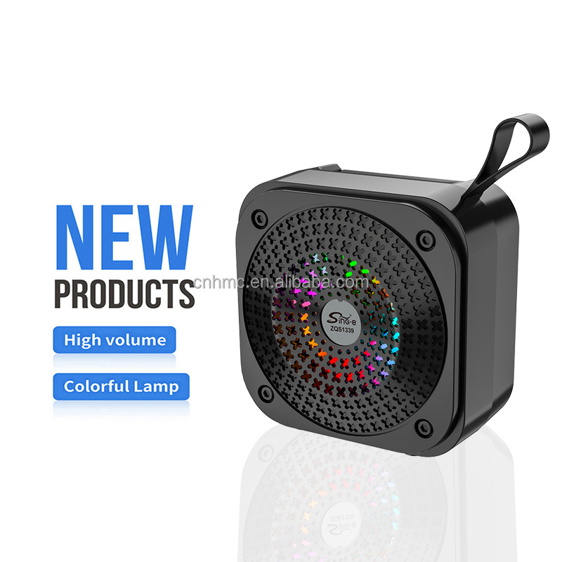 ZQS1339 Mini Blue tooth Speaker Portable Subwoofer Outdoor Wireless Stereo Small Speaker With FM Radio TF Card