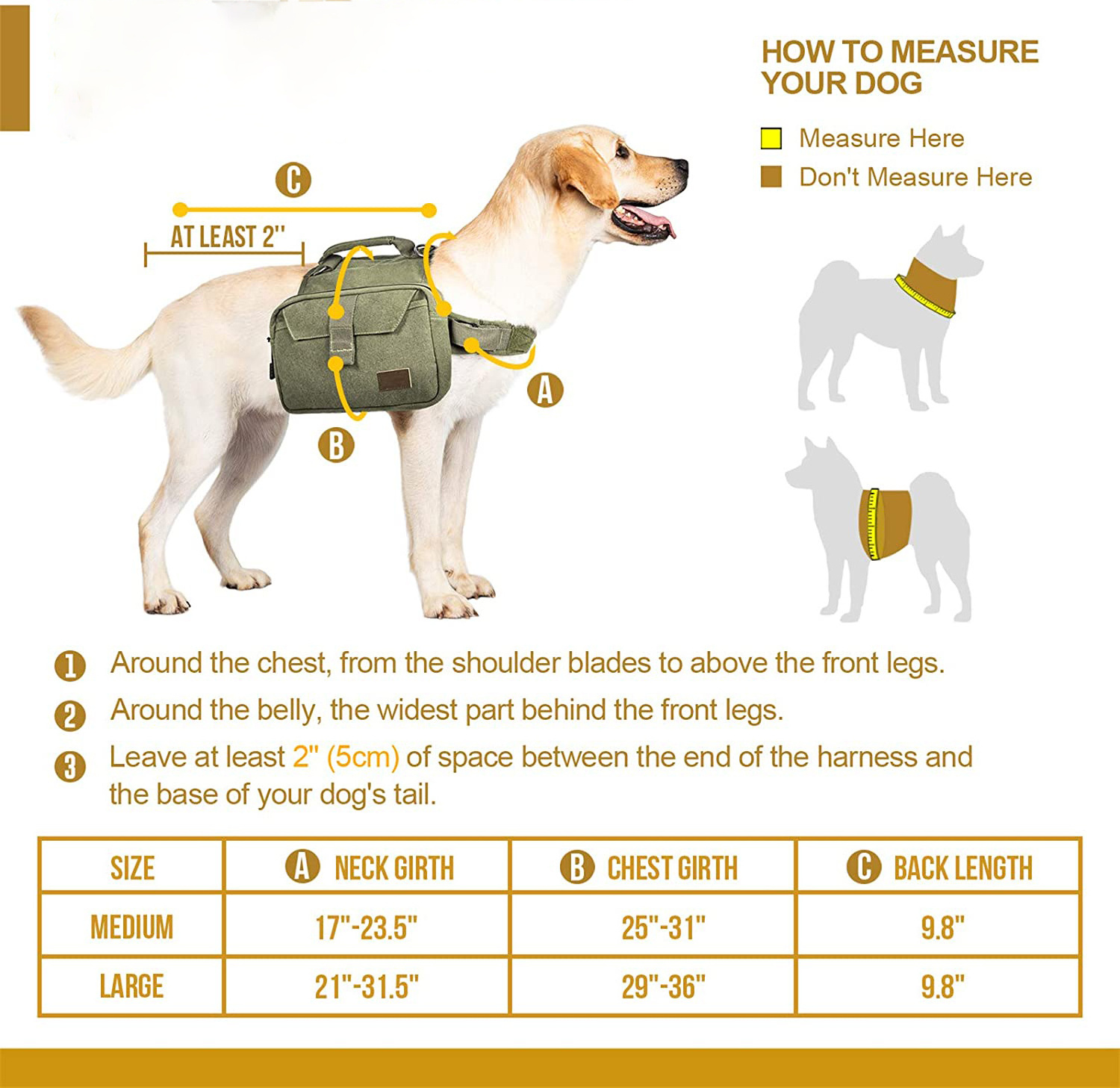 Dog Pack Hound Travel Camping Hiking Backpack Saddle Bag Rucksack for Medium & Large  dog hiking packs