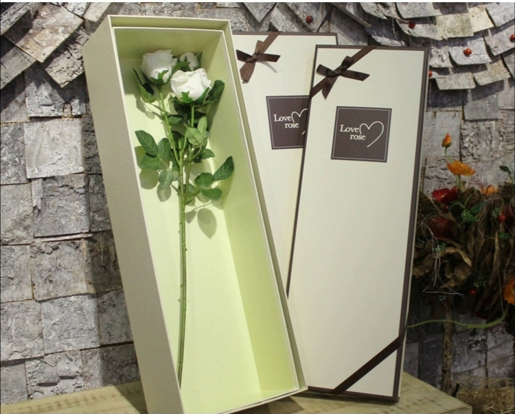 Wholesale Custom Luxury Printing Paper Removable lid And Base Gift Box For Flowers