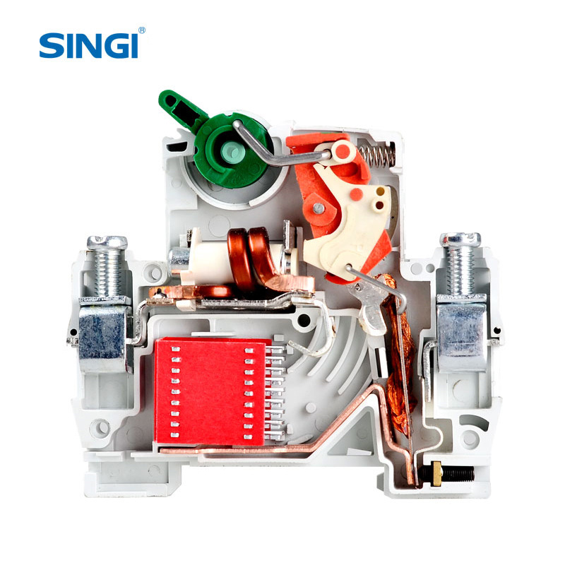 Singi  MCB  SG65-63 3P Miniature Circuit Breaker Hot sale  6ka Electrical 3Pole  63A AC Mini