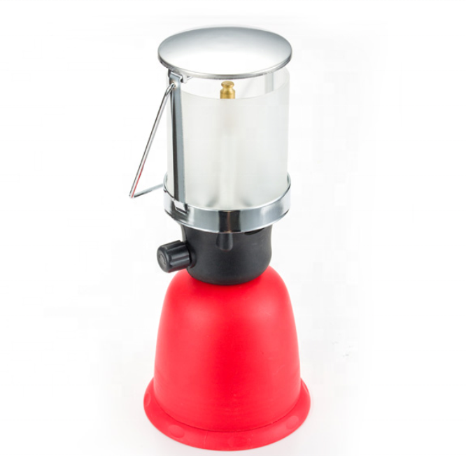 Mini Portable Camping Lantern Gas Light Tent Lamp Torch Hanging Lamp Camping Equipment Supplies for Hiking