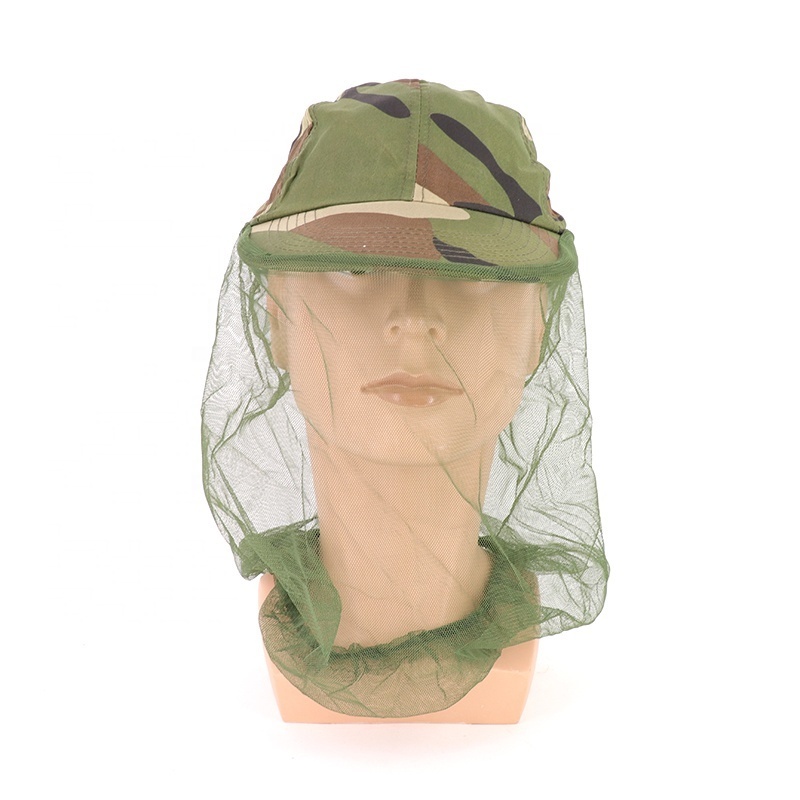 Outdoor Camping Mosquito Repellent Hat Face Netting Bug Insects Gnats Biting Midges Head Net