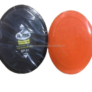 Bias tire repair patches WITH ORANGE COLOR POLY