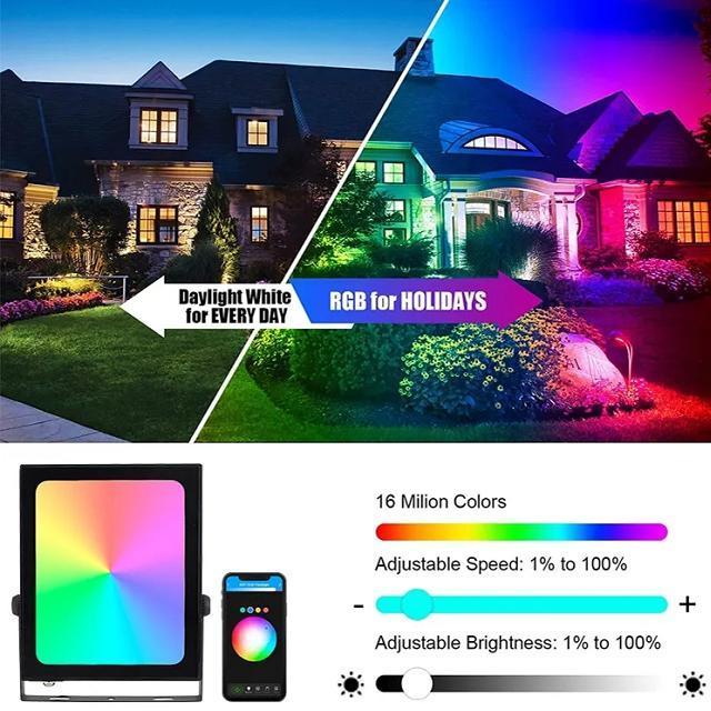 Smart tuya Spot Light Wifi Bulb GU10 Led Spotlight outdoor waterproof IP65  100w 150w 200w 300w 400w led flood lighting