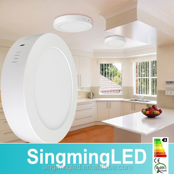 WIFI Dimmable RGBCW Round LED Smart Recessed Ceiling Panel Light 4 Inch 9W 800LM LED with Junction Box