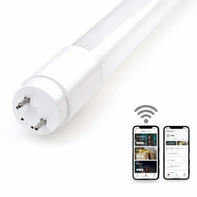 Tuya APP Wireless Remote Control CCT Dimmable Smart T8 Led Tube Light Google Home