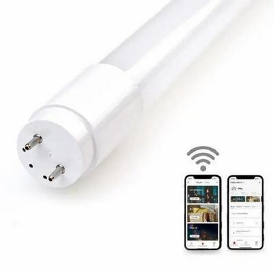 Tuya APP Wireless Remote Control CCT Dimmable Smart T8 Led Tube Light Google Home