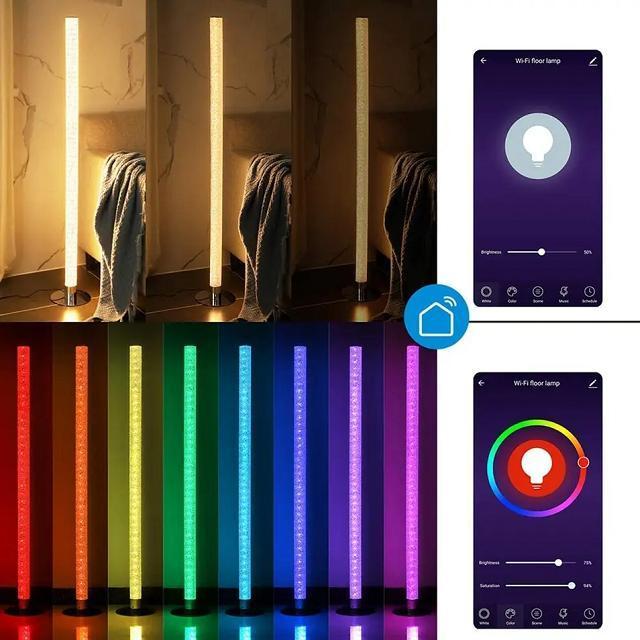 Tuya APP Wireless Remote Control CCT Dimmable Smart T8 Led Tube Light Google Home