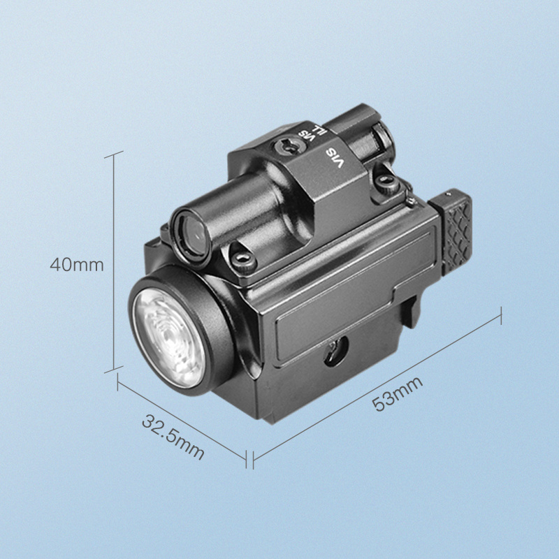 Mini Blue Laser Light Tactical 20mm Mount 800lumen Flashlight Combo