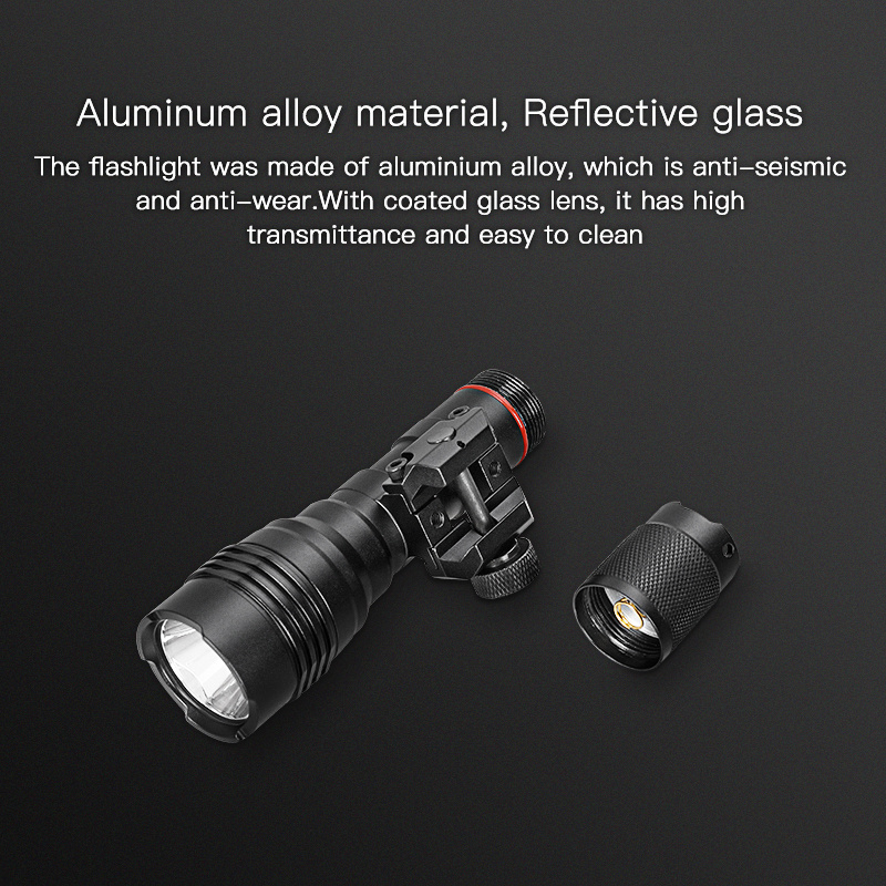 RichFire 1000lm high power led flashlight tactical flashlight with remote switch