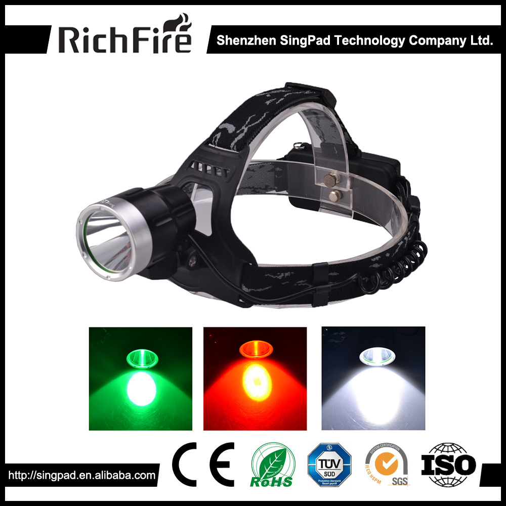 RichFire super bright rechargeable 1000lumens headlamp torch head