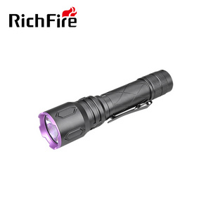 RichFire USB Rechargeable Handheld 2000LM LED Tactical Flashlight with Side Switch Light for Camping Home Emergency