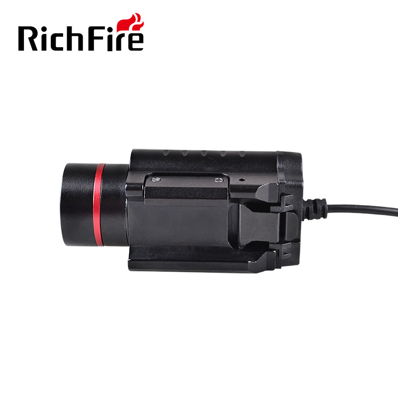 RichFire 300lm white led combo tactical flashlight tactical red laser torch