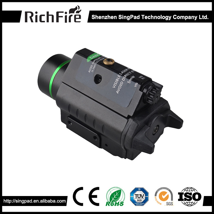 RichFire led led torch tactical red flashlight green red laser combo