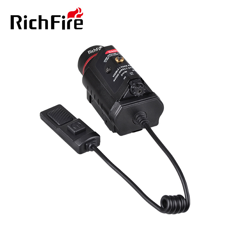 RichFire 300lm white led combo tactical flashlight tactical red laser torch