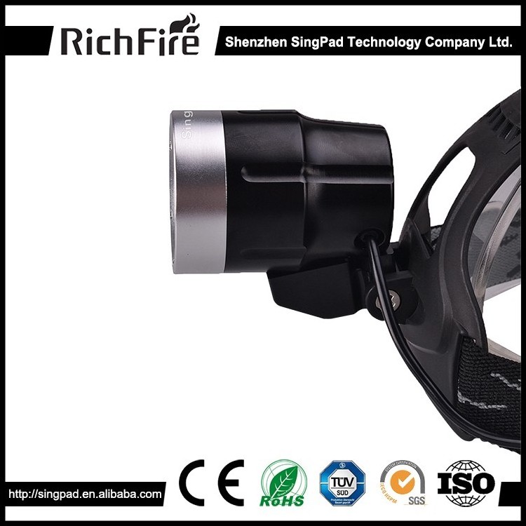 RichFire super bright rechargeable 1000lumens headlamp torch head