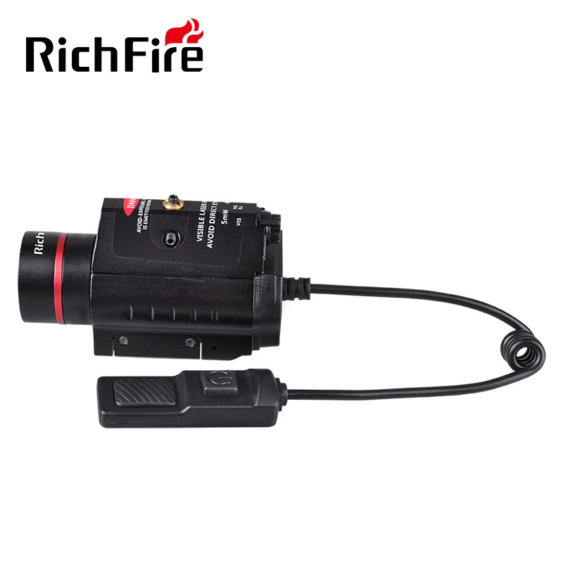 RichFire 300lm white led combo tactical flashlight tactical red laser torch