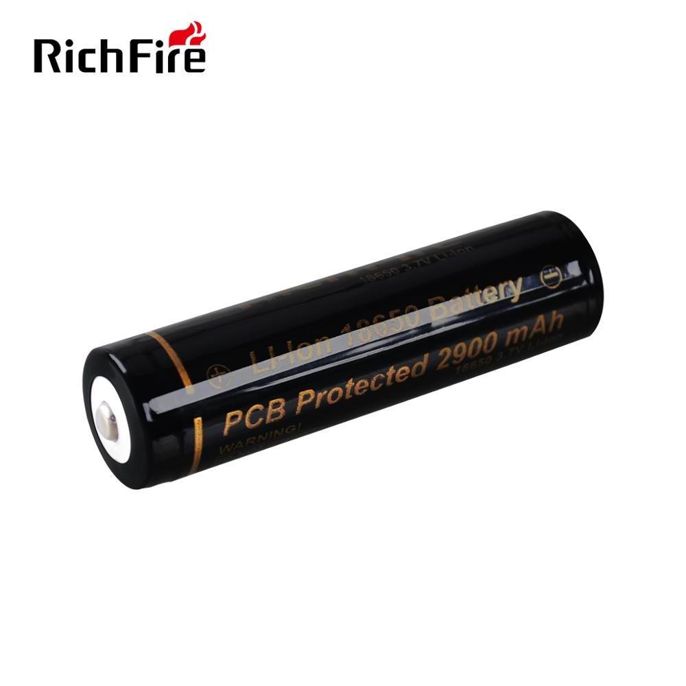 RichFire hot sale 3200mAh power rechargeable 18650 battery for flashlight