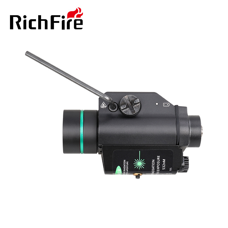 RichFire Long remote Wire tactical lazer laser pointer green red laser flashlight