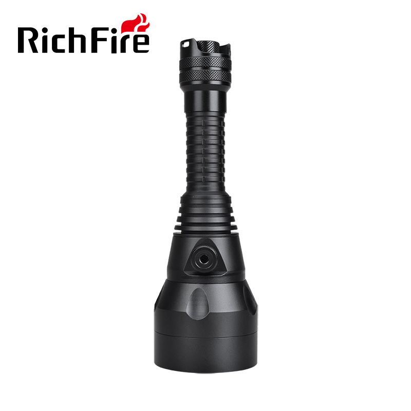 RichFire 3-LED-in-1 Trident Tactic Hog Night Torch Coon Zoomable Light Led Flashlight