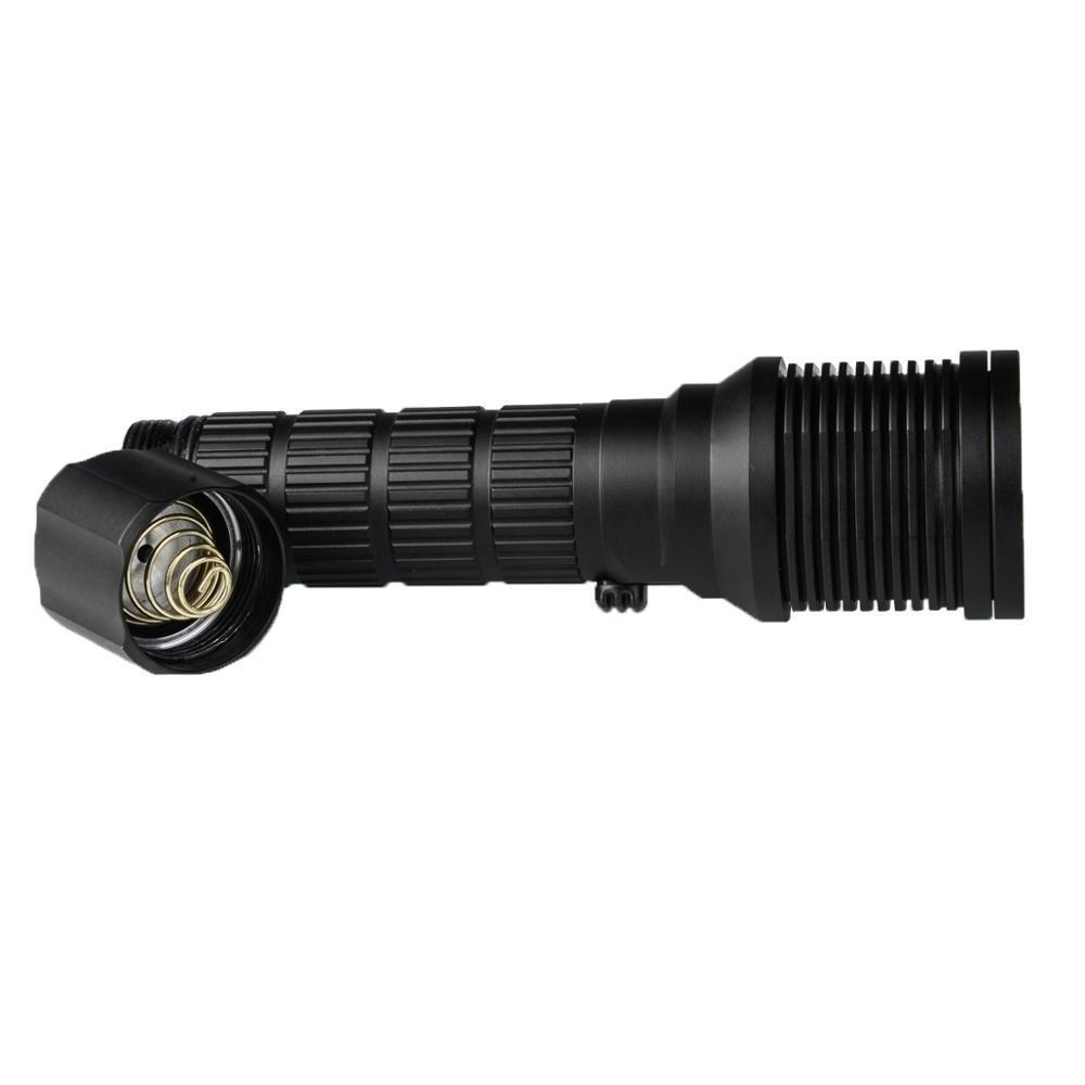 26650 rechargeable batteries waterproof torch 800LM diving flashlight