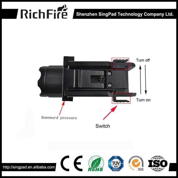 Unique Compact Light 300Lm rechargeable led linternaTactical flashlight