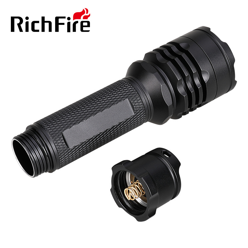 RichFire High power rechargeable 1km long distance torch led flashlight tactical flashlight