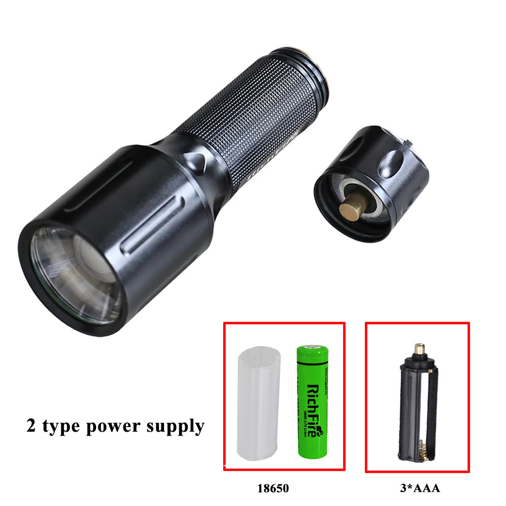 1000 Lumens 5Modes 18650 Battery Tactical Led Torch Light Rechargeable AAA Led Flashlight Linterna