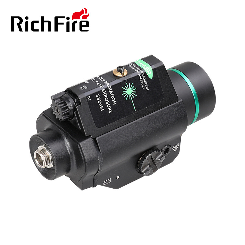 RichFire Long remote Wire tactical lazer laser pointer green red laser flashlight