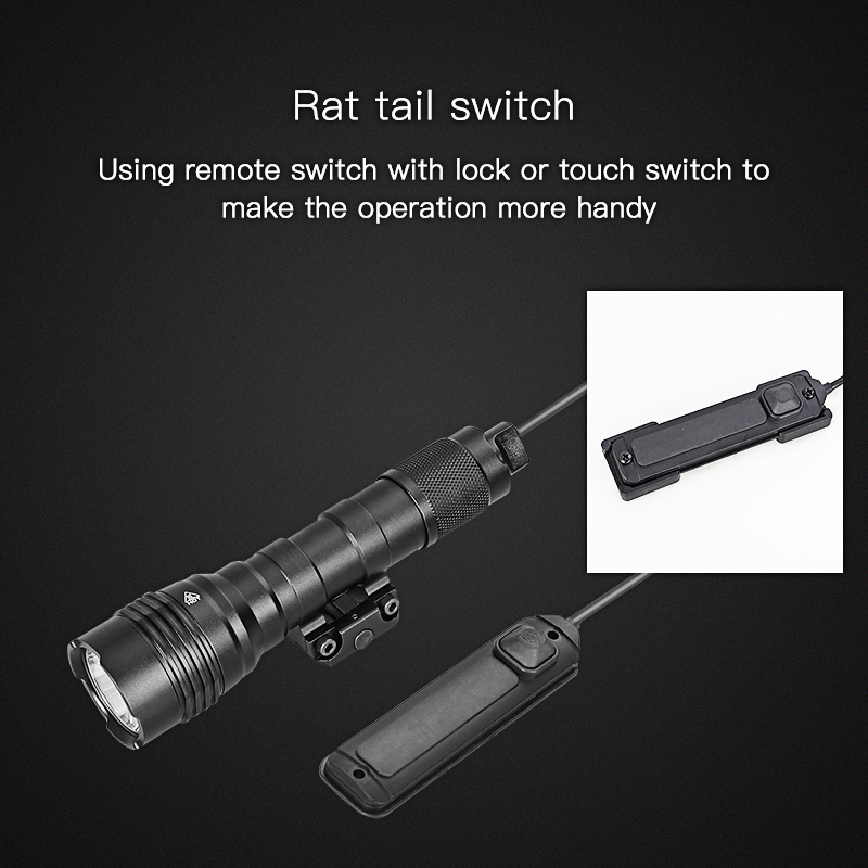 RichFire 1000lm high power led flashlight tactical flashlight with remote switch