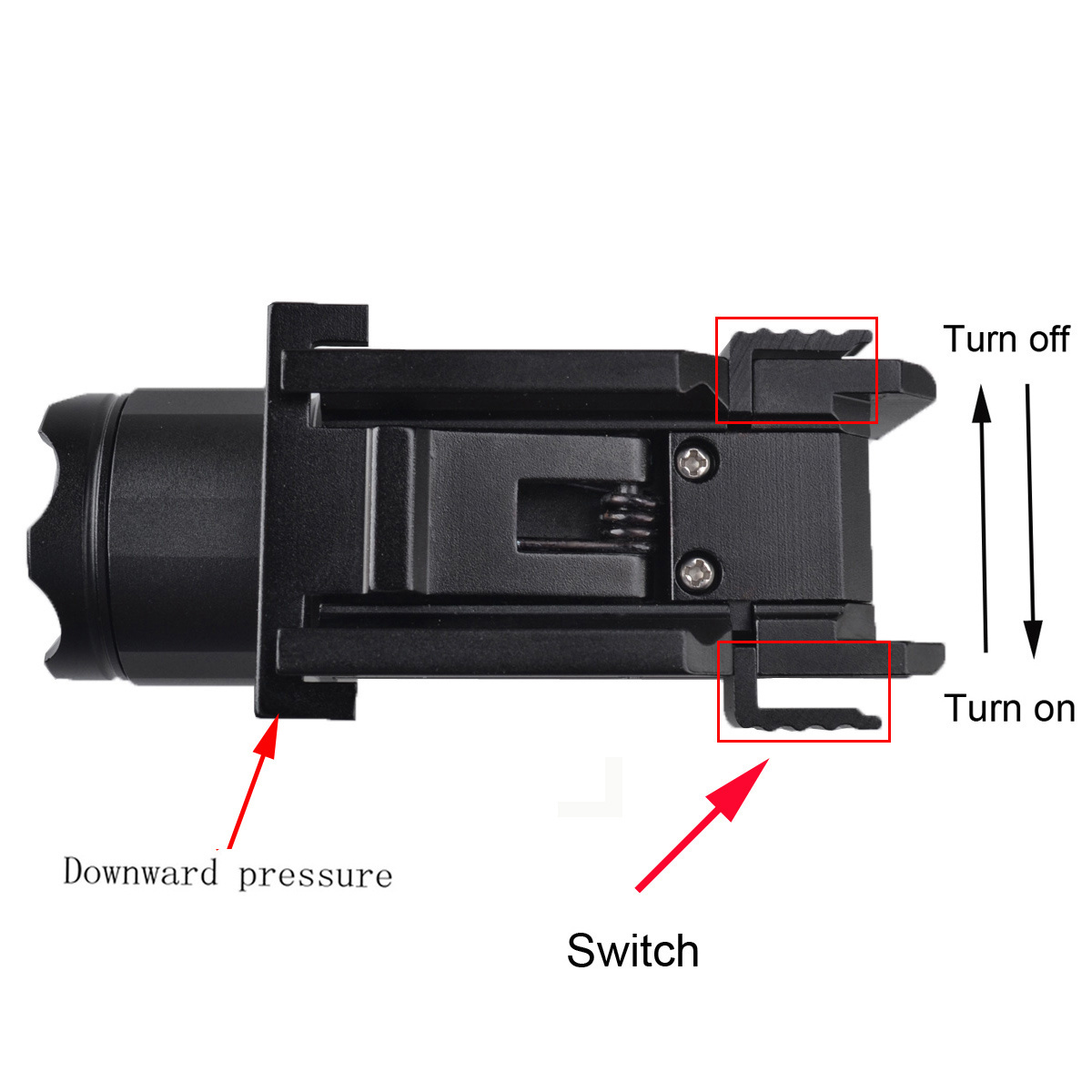 Unique Compact Light 300Lm rechargeable led linternaTactical flashlight