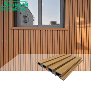 Co-extrusion Wall Siding waterproof Composite Cladding WPC Wall Panel Exterior Wall Decorative WPC Panel Outdoor Louver