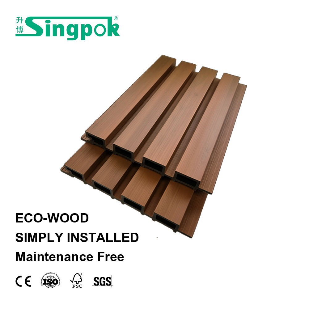 Co-extrusion Wall Siding waterproof Composite Cladding WPC Wall Panel Exterior Wall Decorative WPC Panel Outdoor Louver