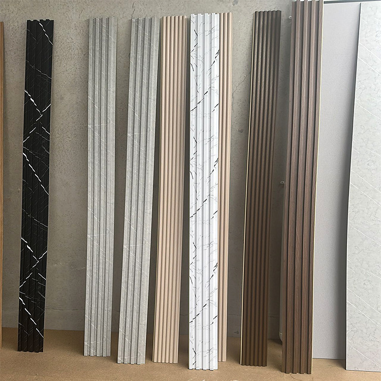 White With Black Veins And Grey Veneer Wood Wall Panel Sheet Wall Panels Wood Slat Wall Panel