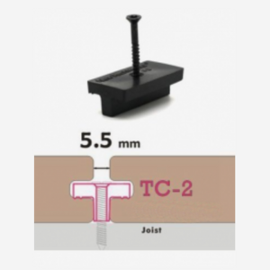 WPC black decking accessories T-2 TPO engineering plastics