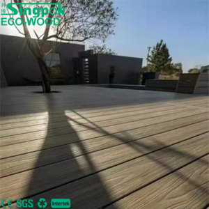 Singpok New design Composite Decking Teak Deck Cumaru Wpc Terrasse