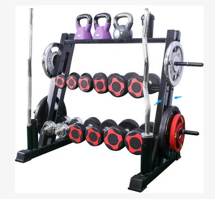 The Newest 1100LBS Dumbbell Rack 3-Tier Weight Rack for Home Gym Adjustable Weight Storage Organizer Heavy Duty Dumbbell Stand