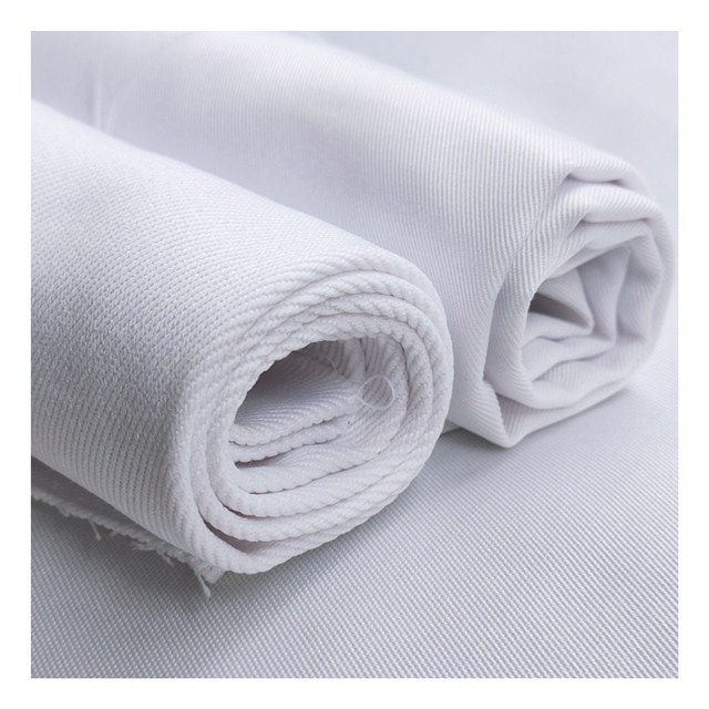 stock lot twill industrial workshop workwear clothes tc polycotton polyester/cotton fabric manufacturing wholesale