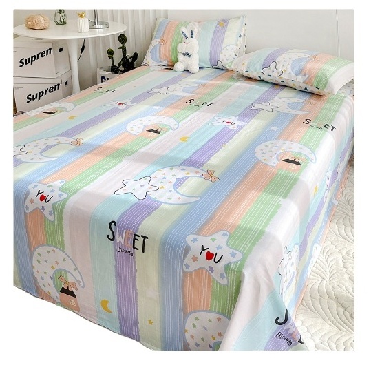 70-130gsm Disperse Microfiber Pigment Printed Baby Design 100% Polyester Fabric For Making Bed Sheets