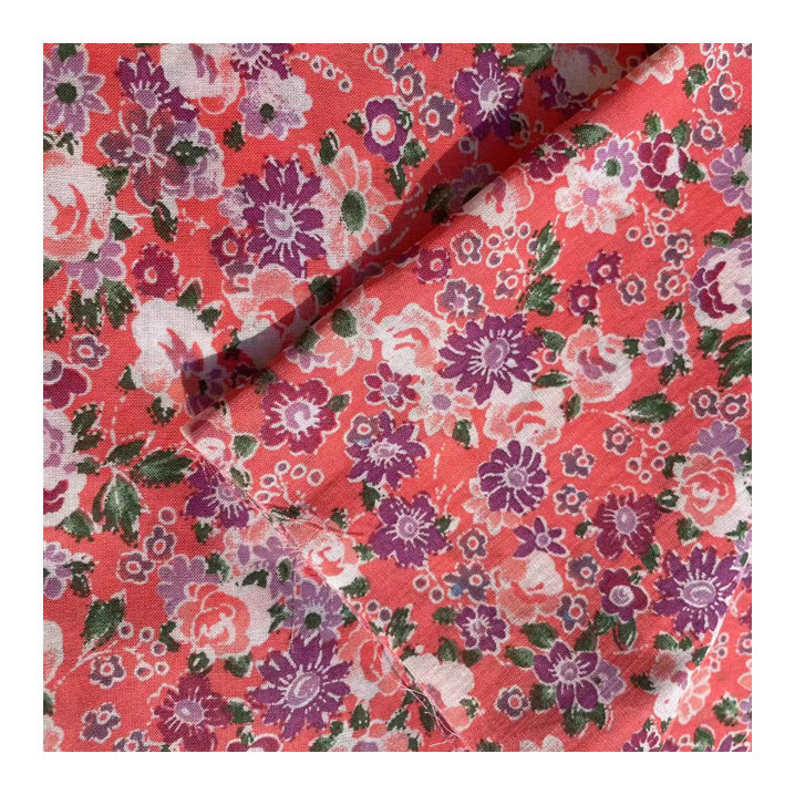 Top Selling Floral Printed Cotton Poplin Textile Cotton Printed 100% Cotton Printed Fabric For Dresses