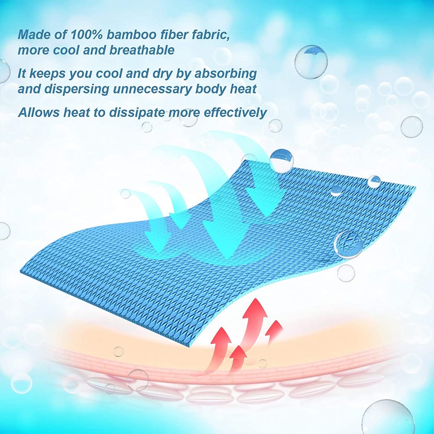 Cooling Blanket,Summer Cooling Blanket For Hot Sleeper Night Sweat,Cold Cool Lightweight Bamboo Blanket For Couch Bed