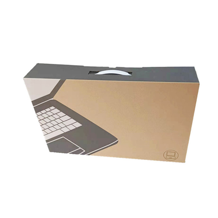 Custom 3 Layer Corrugated Cardboard Shipping Folding Laptop Packaging Box Laptop Postal Mailing Shipping Box