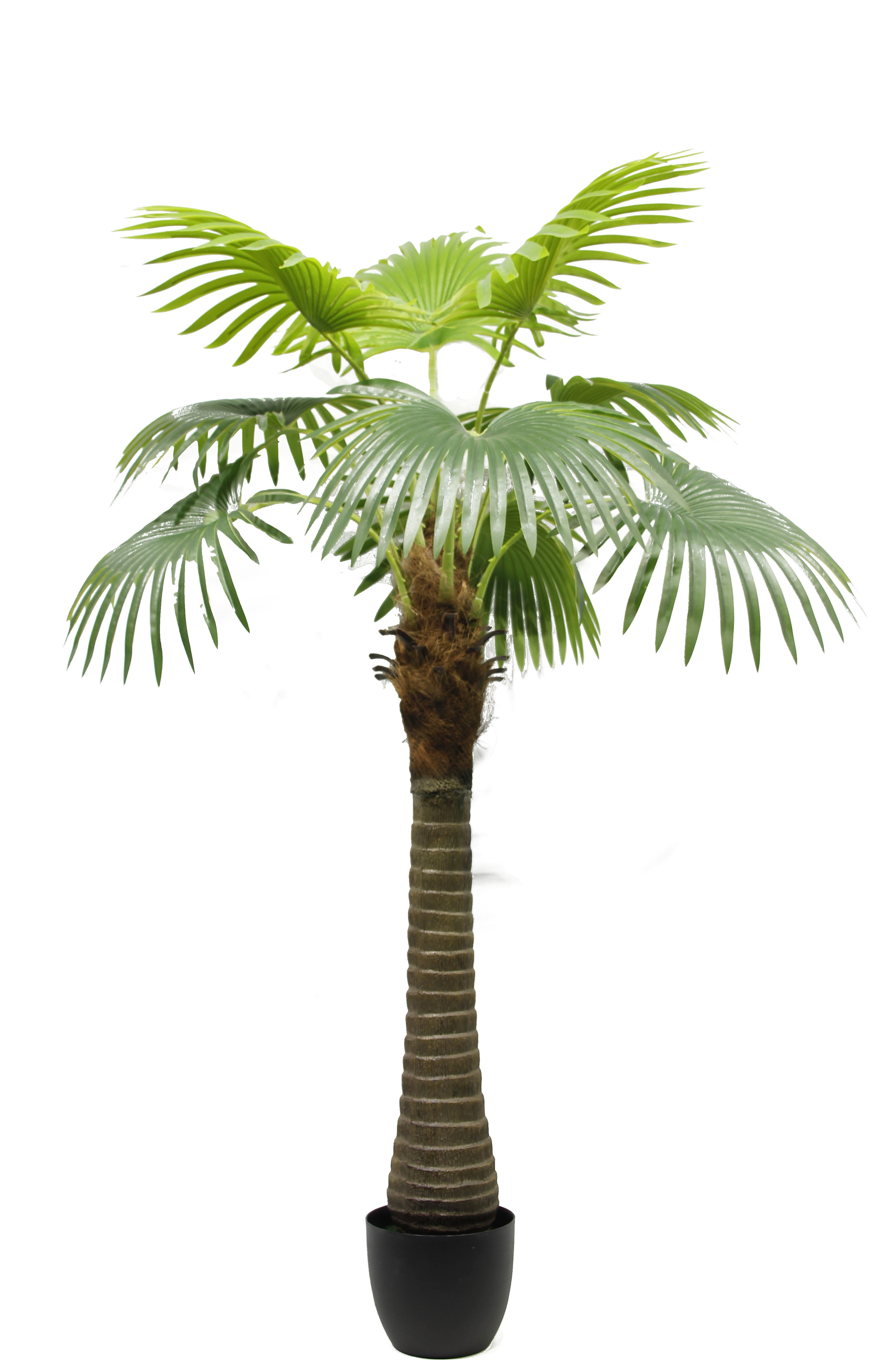 Simulation Factory Artificial Plants 160CM 9 Leaves Fan Palm With Pot Decorative for Indoor Home Outdoor