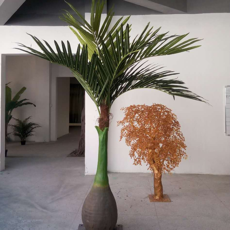 Outdoor Waterproof Artificial Coconut Tree Holiday Event Decoration Simulate king Palm Tree