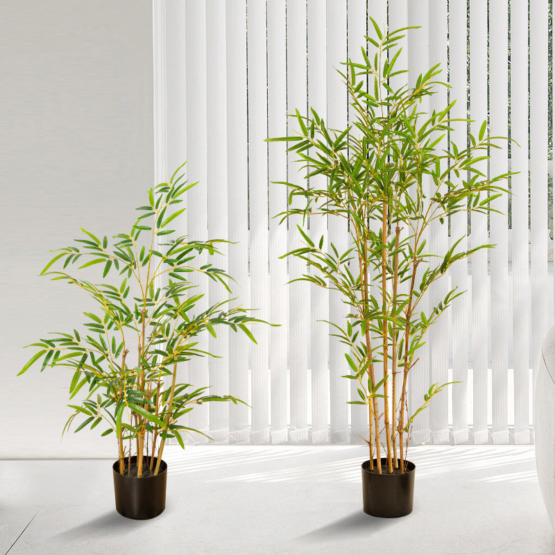 Top Sales New Design Artificial Plante Bamboo bonsai real touch wood pole Plants Decorative for Indoor Home Outdoor