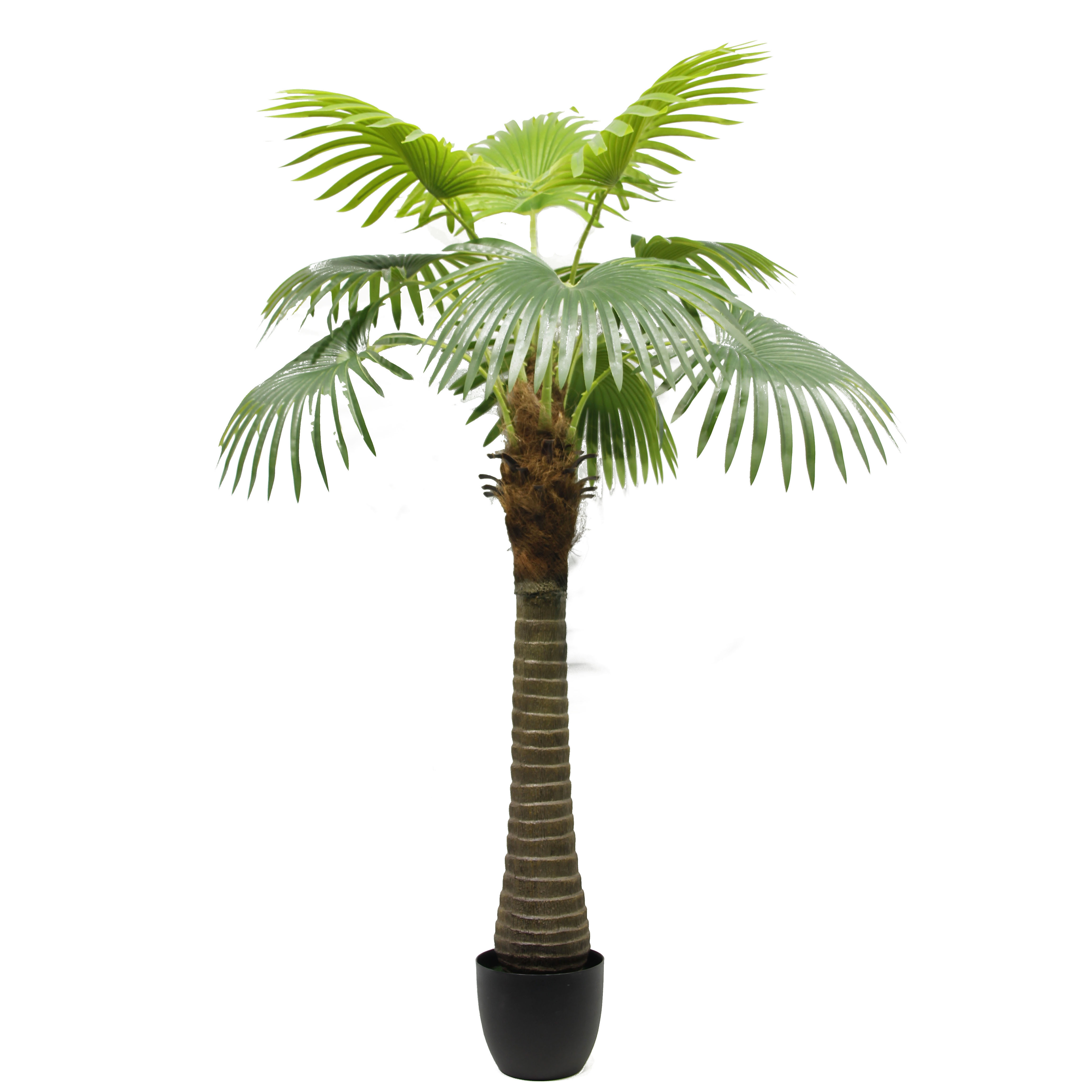 Simulation Factory Artificial Plants 160CM 9 Leaves Fan Palm With Pot Decorative for Indoor Home Outdoor