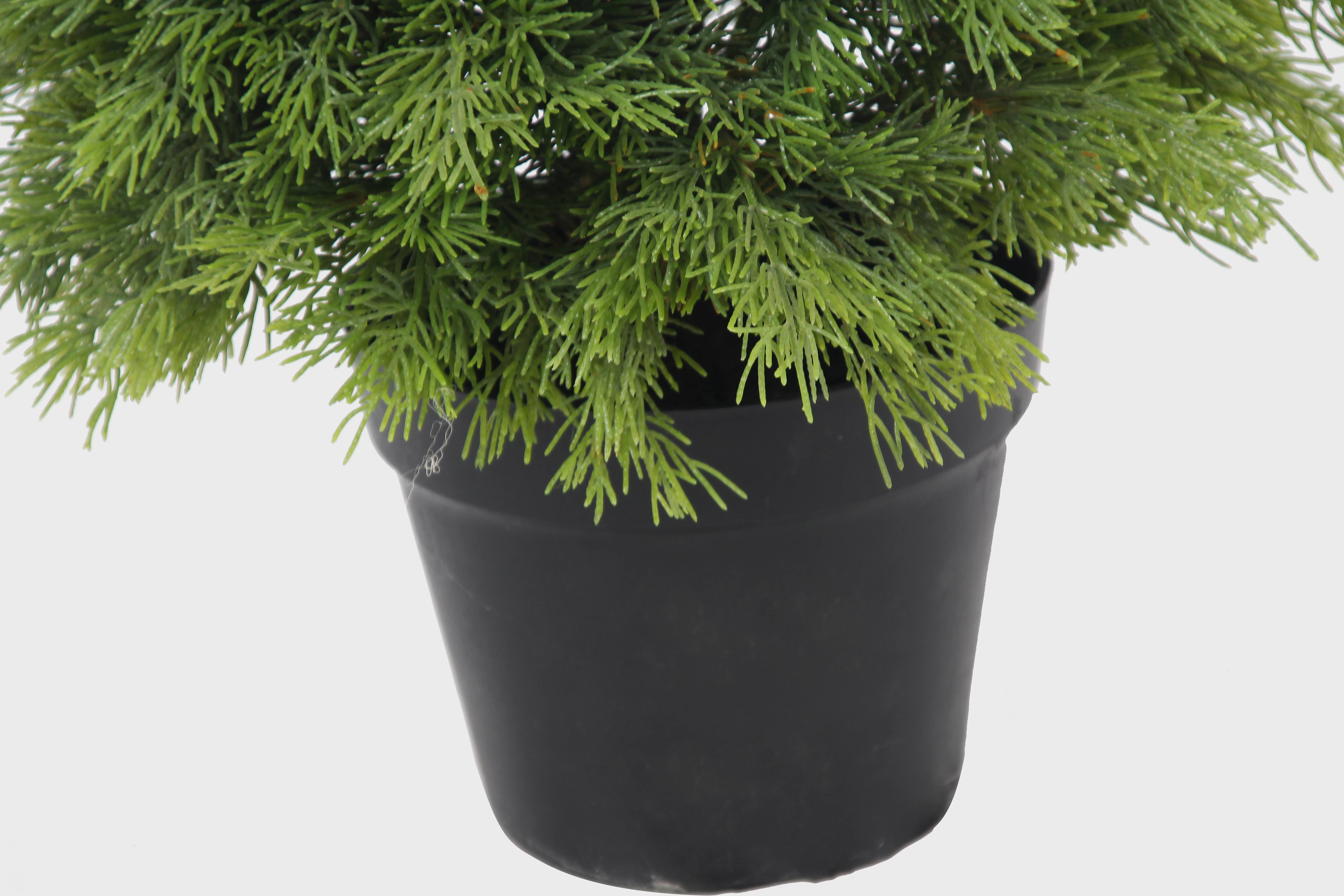 2024  High quality Professional Artificial Plante 60cm 13 Branches dense Christmas tree bonsai Plants