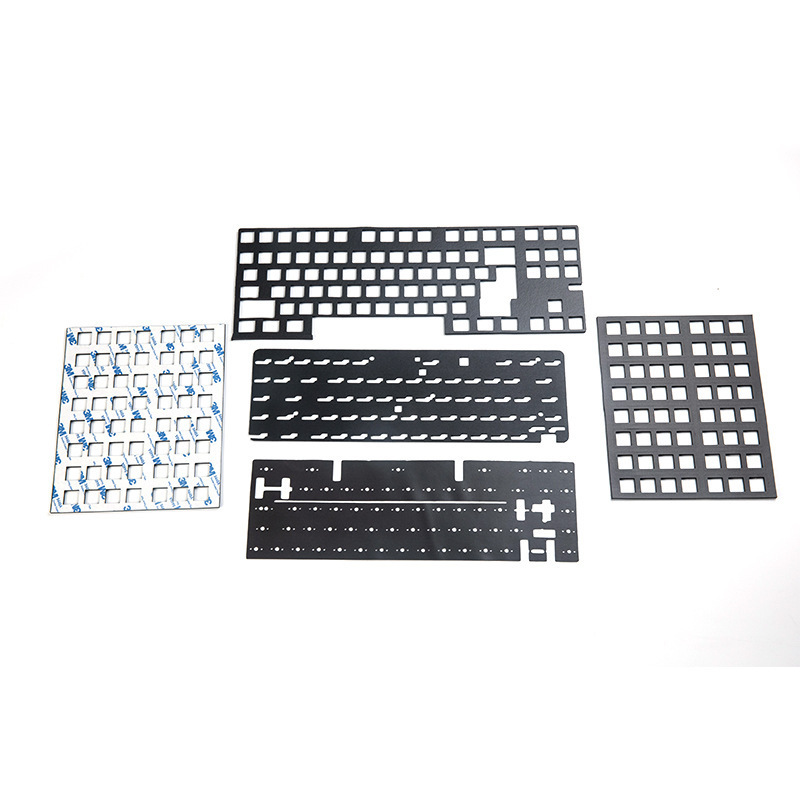 Custom die cut OEM Black 2/33.5/4/5mm Shaft under the mat shock-proof mute keyboard pu foam sheet poron gasket xrd for computer