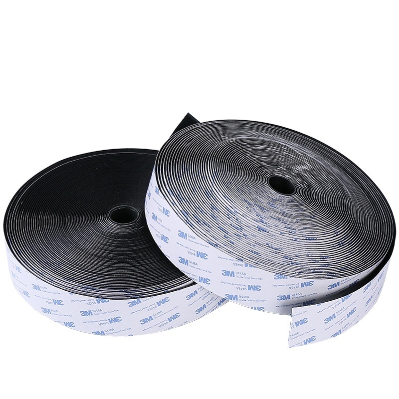 Quality Strength Reusable Back Adhesive Hook and Loop Fastener Strap1 Inch 25mm Self Adhesive Tape For Cable Fixing